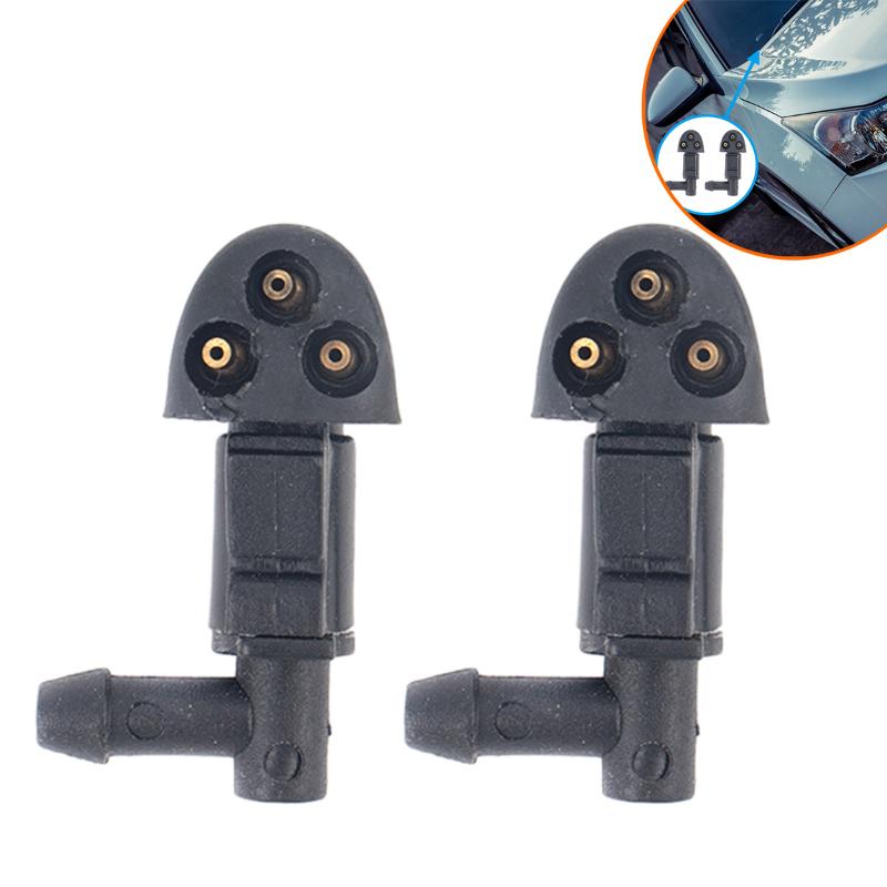 Car Wiper - 【YY34】【xxx】1/2/4 ชิ้นหัวฉีดน้ำล้างกระจกรถยนต์ 3 รู หัวฉีดน้ำปัดน้ำฝน 901-955-PZ01