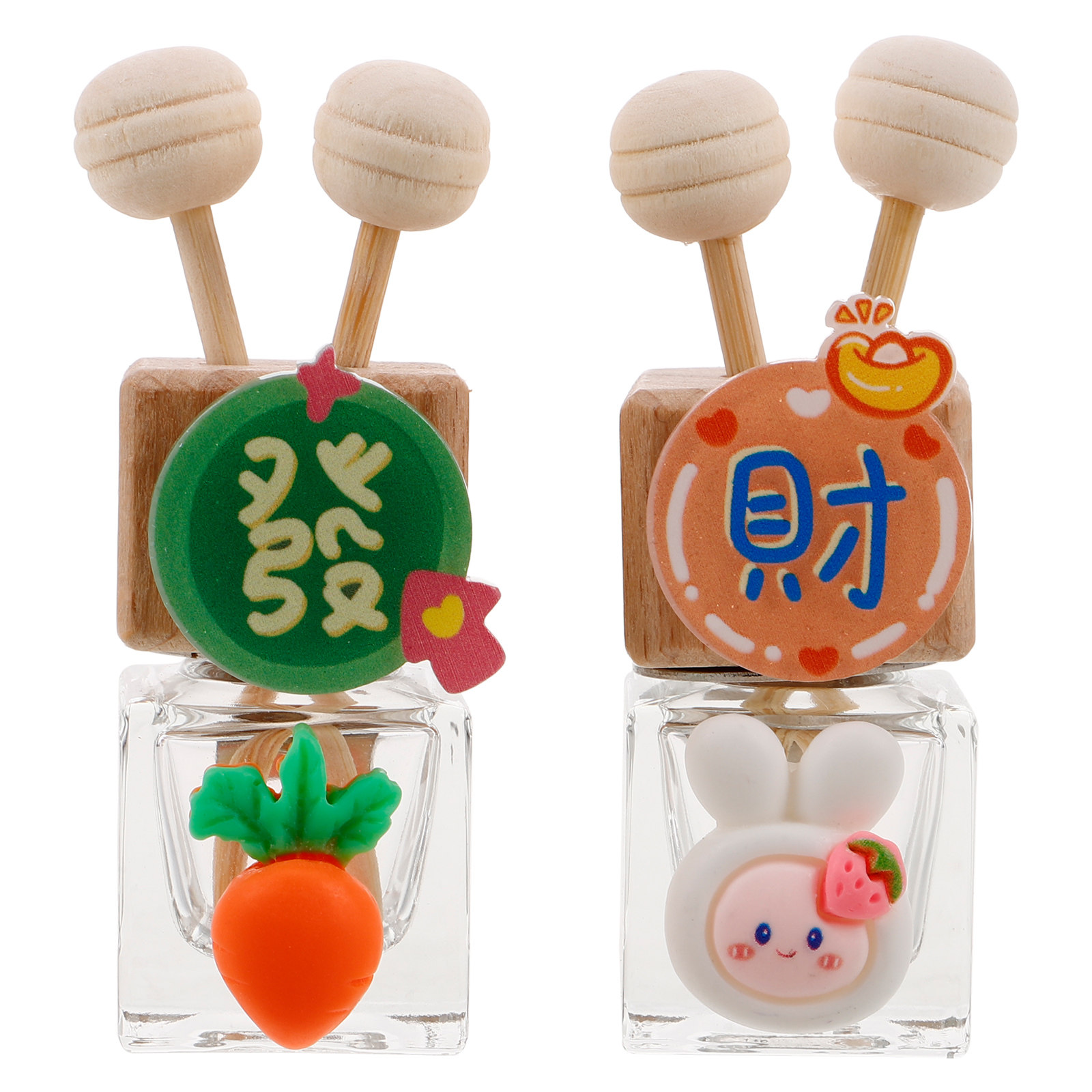 2 ชิ้น ขวดแก้วสำหรับใส่น้ำมันห - Car Air Freshener บทวิจารณ์และราคา
