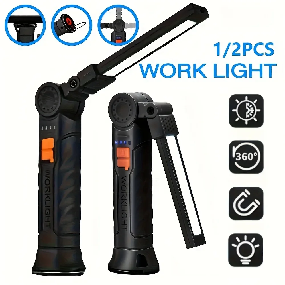 ไฟ LED แบบพกพา COB แบบชาร์จไฟไ - Car Led Light บทวิจารณ์และราคา