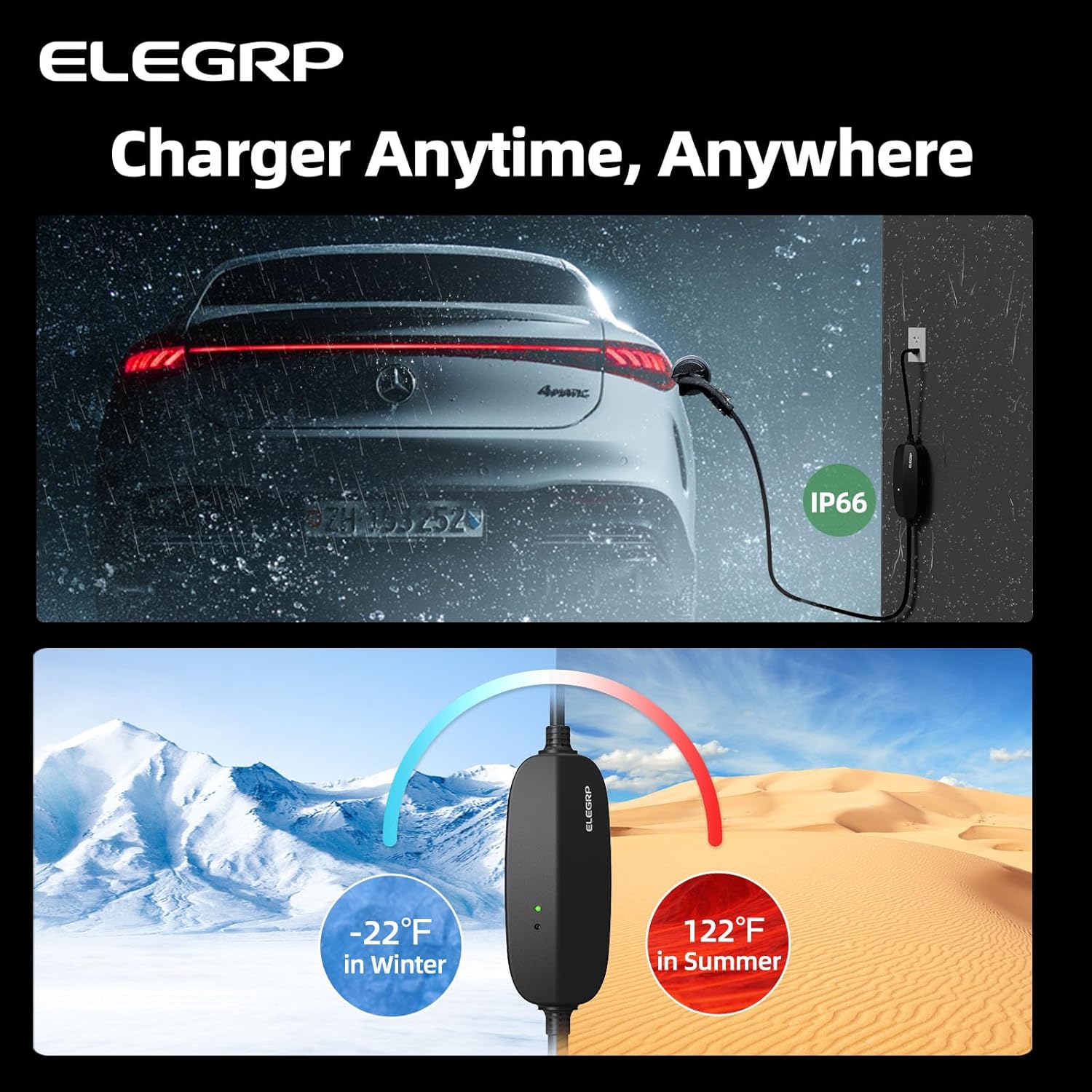 สถานีชาร์จรถยนต์ไฟฟ้า ELEGRP J - Car Charger บทวิจารณ์และราคา