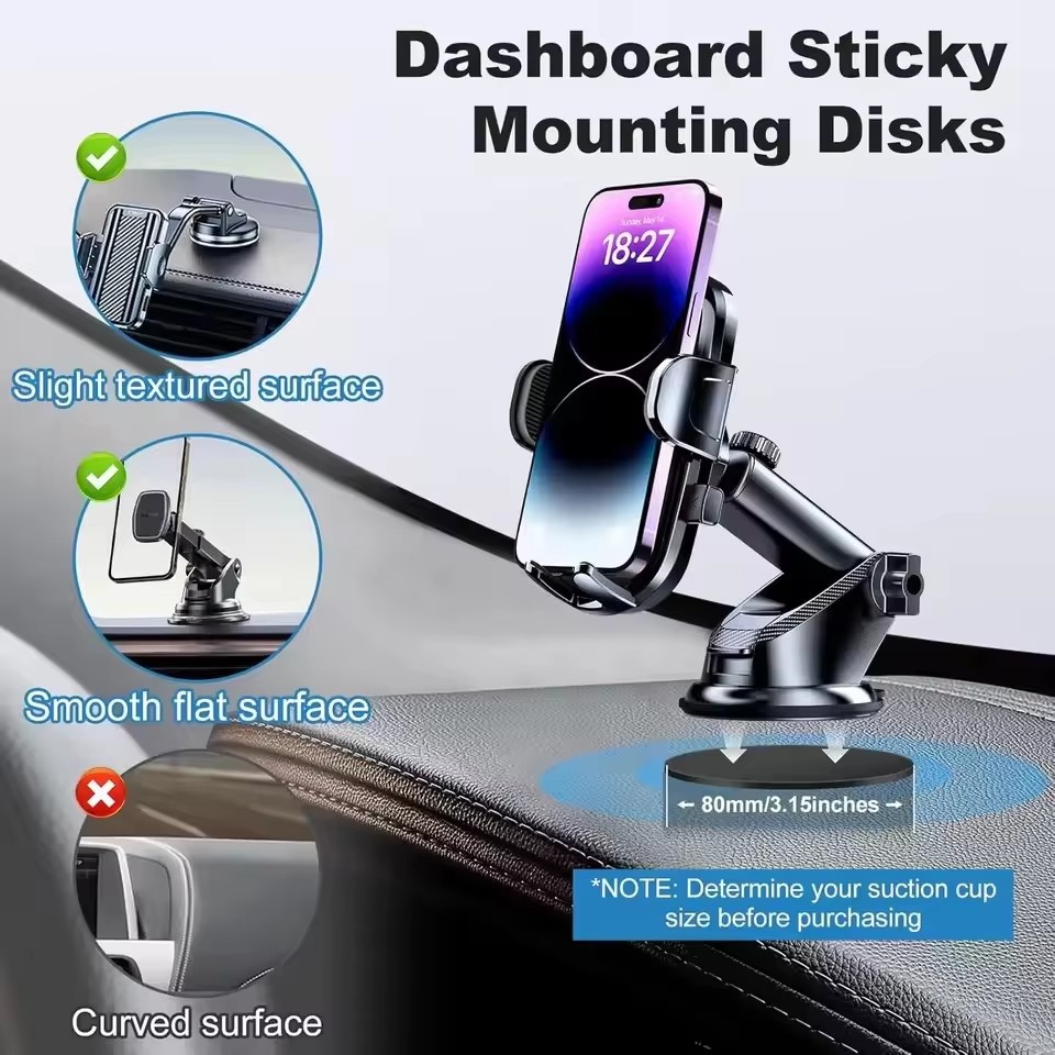1/10 ชิ้น แผ่นยึดติดโทรศัพท์ใน - Car Phone Holder บทวิจารณ์และราคา