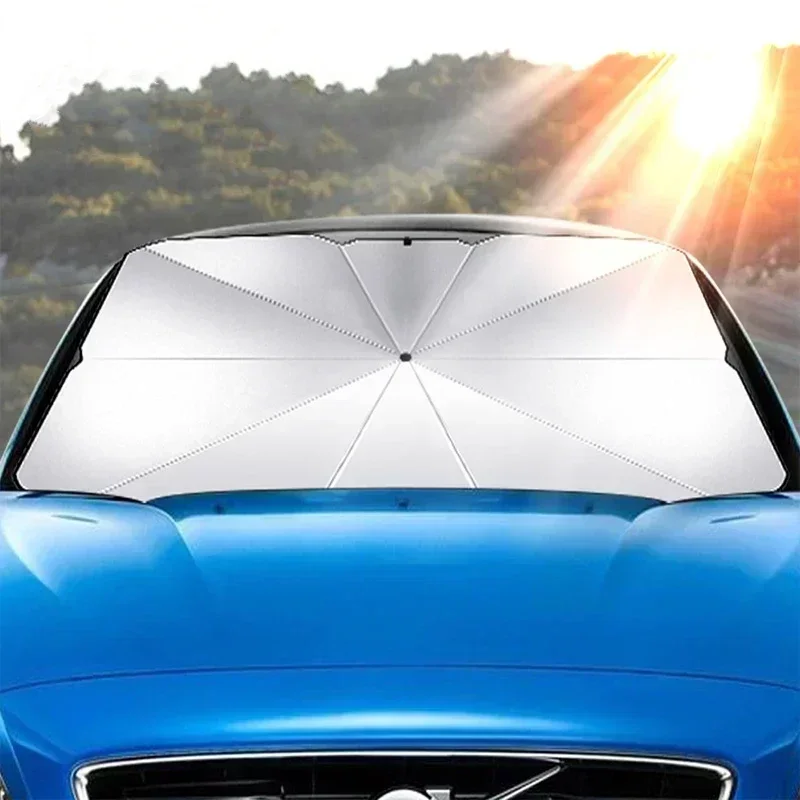 ร่มบังแดดรถยนต์ ร่มกันแดดหน้าร - Windshield Sun Shade บทวิจารณ์และราคา