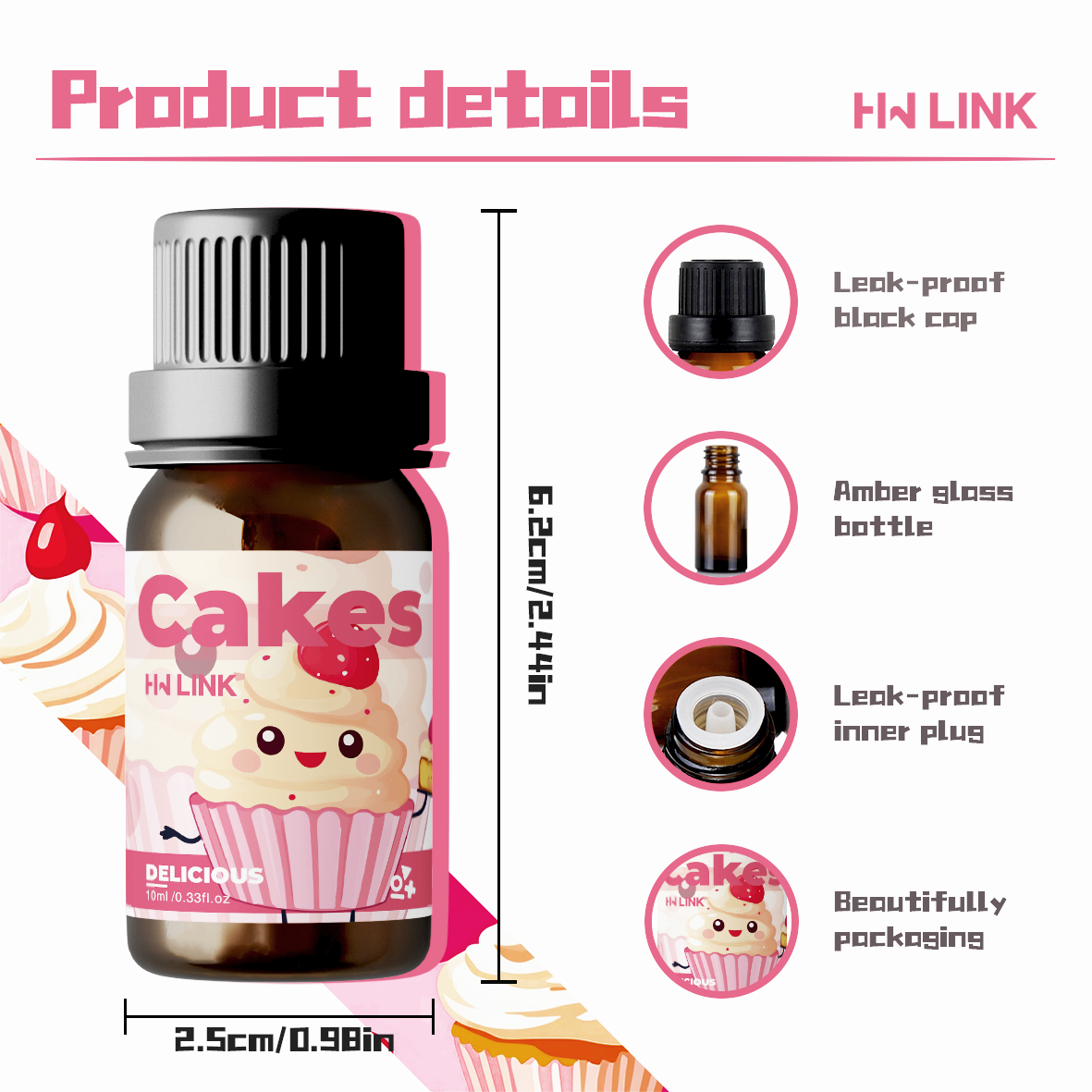 น้ำมันหอมกลิ่นเค้ก 10 มล. สำหร - Car Air Freshener บทวิจารณ์และราคา
