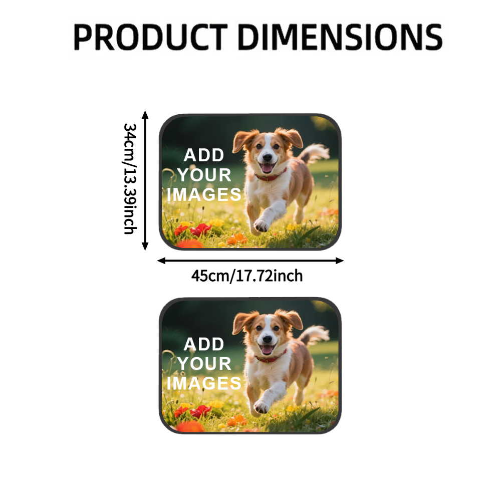 1 ชุด/2 ชุด พรมปูพื้นรถยนต์แบบ - Car Floor Mat บทวิจารณ์และราคา