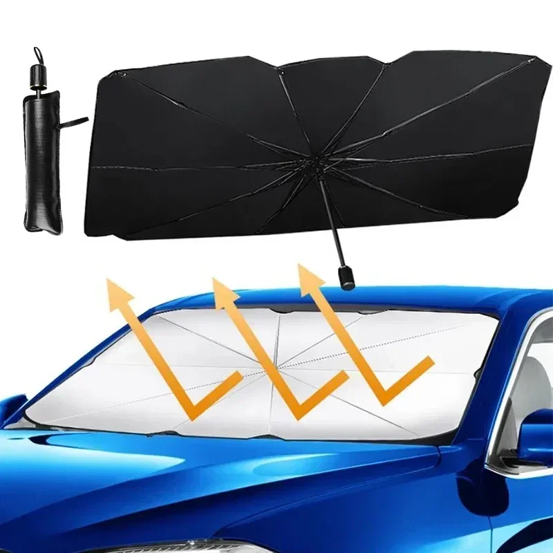 ร่มบังแดดรถยนต์ 1 ชิ้น อุปกรณ์ - Windshield Sun Shade บทวิจารณ์และราคา