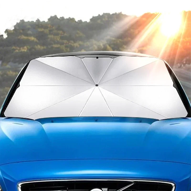 ร่มบังแดดรถยนต์ 1 ชิ้น อุปกรณ์ - Windshield Sun Shade บทวิจารณ์และราคา