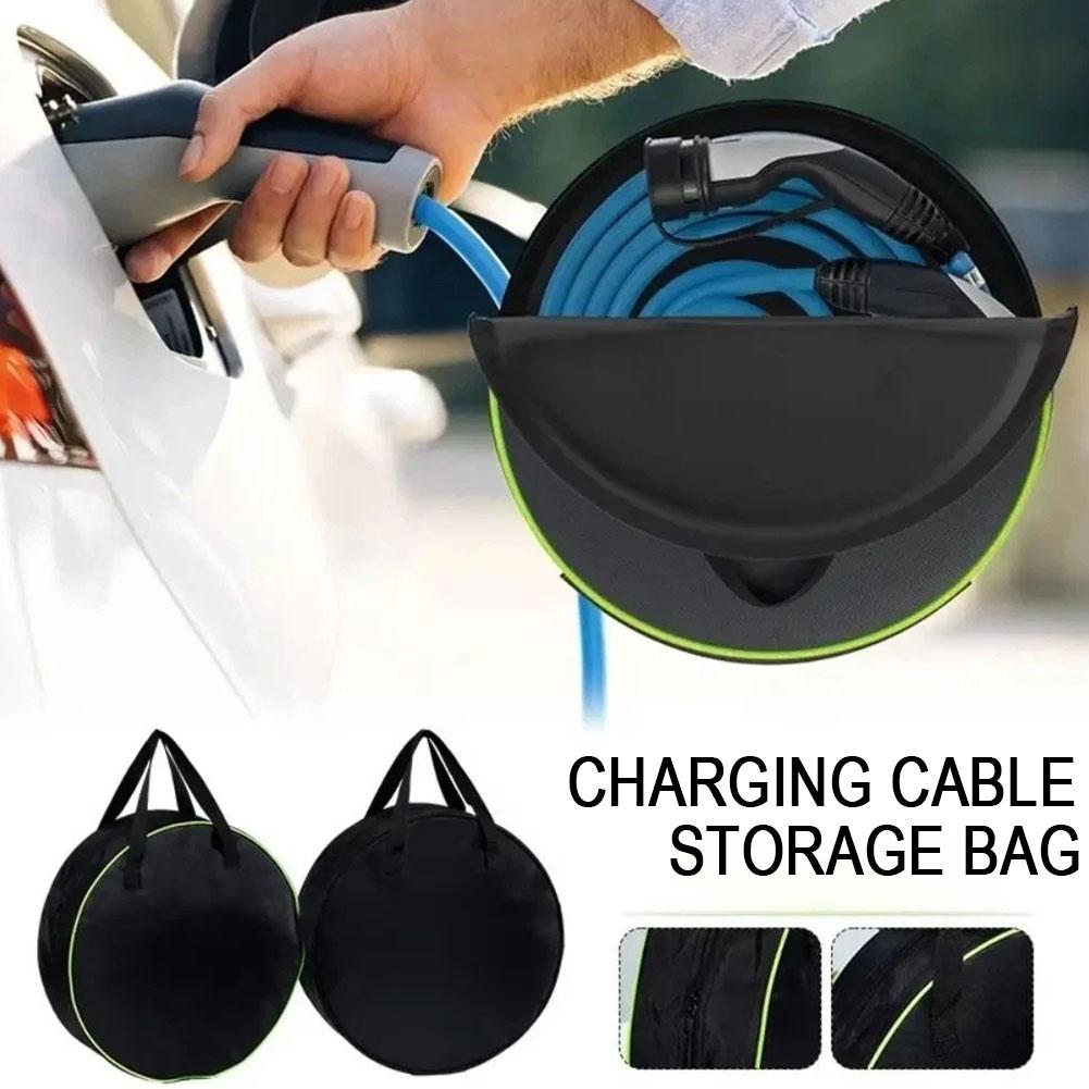 กระเป๋าเก็บสายชาร์จรถยนต์ทรงกล - Car Cable Organizer บทวิจารณ์และราคา