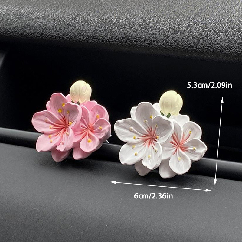คลิปหนีบปรับอากาศรูปดอกไม้ 1 ช - Car Air Freshener บทวิจารณ์และราคา