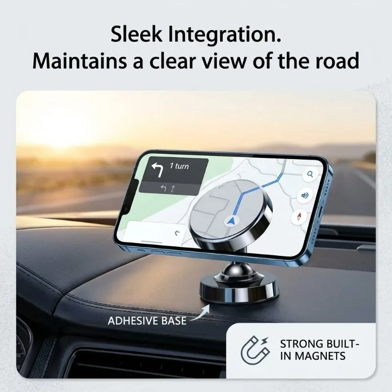 ที่วางโทรศัพท์แม่เหล็กโลหะ ขนา - Car Phone Holder บทวิจารณ์และราคา