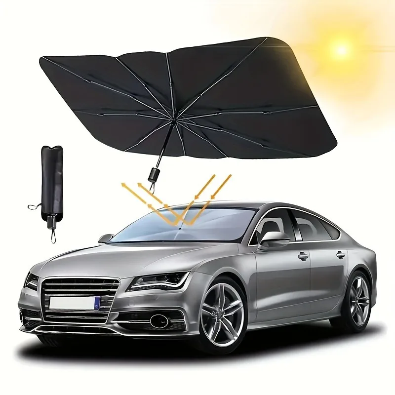 แผ่นบังแดดรถยนต์ ผ้าคลุมกระจกห - Windshield Sun Shade บทวิจารณ์และราคา