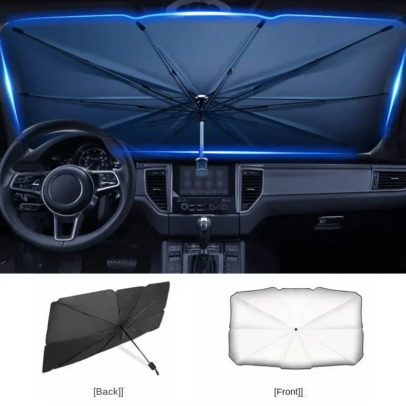 แผ่นบังแดดรถยนต์ ผ้าคลุมกระจกห - Windshield Sun Shade บทวิจารณ์และราคา