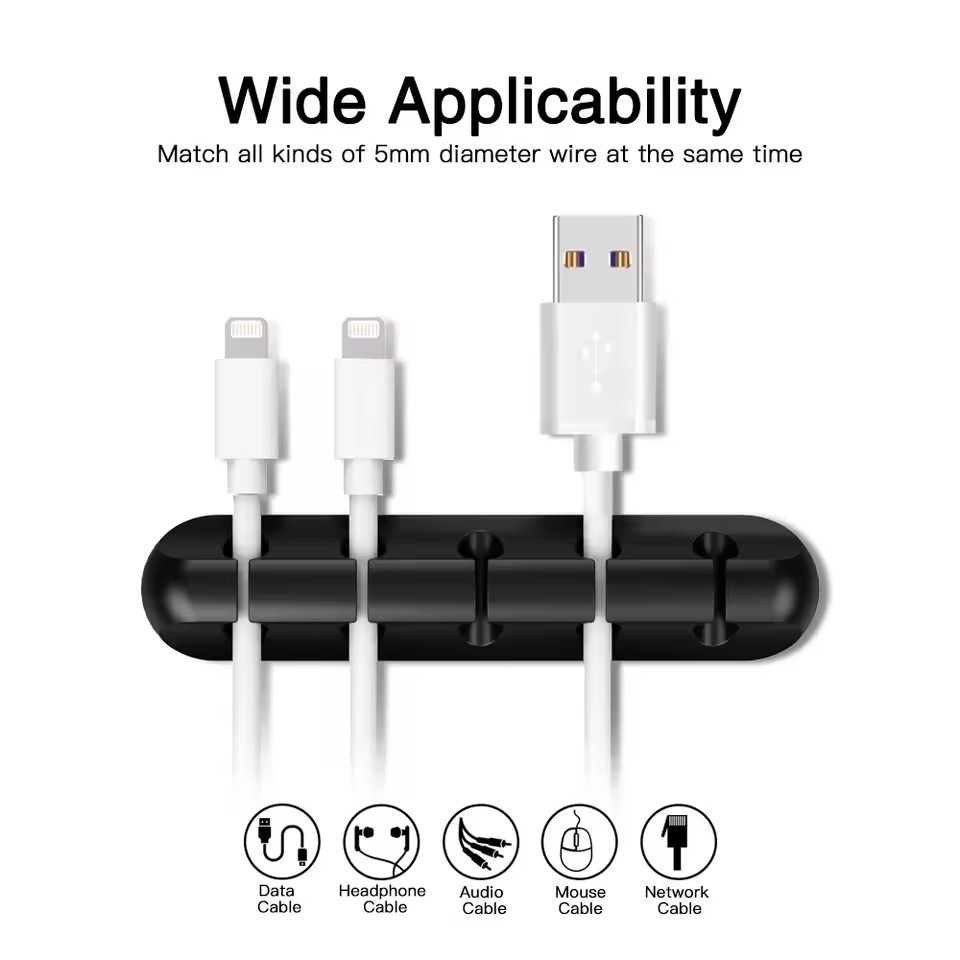 ที่จัดระเบียบสายเคเบิลซิลิโคน  - Car Cable Organizer บทวิจารณ์และราคา
