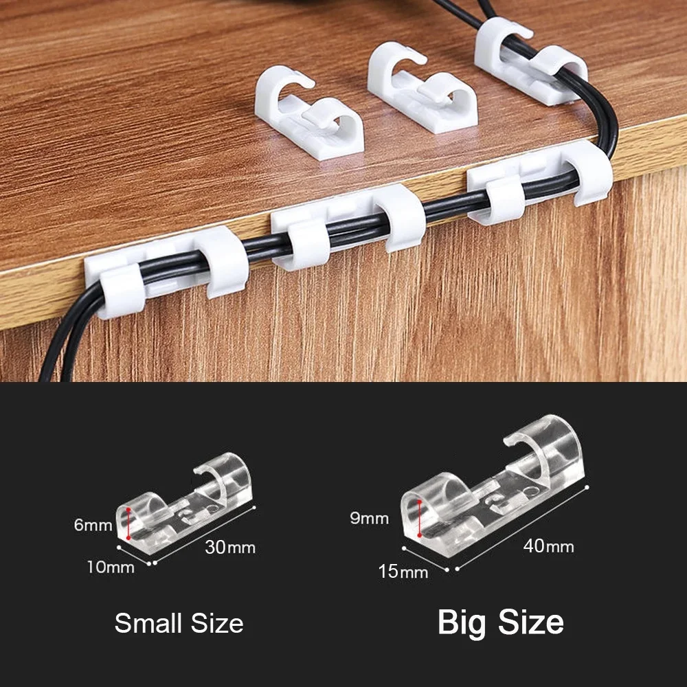 ที่หนีบสายเคเบิลแบบมีกาวในตัว  - Car Cable Organizer บทวิจารณ์และราคา